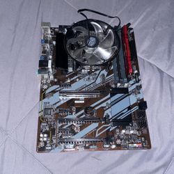 MOTHERBOARD CHEAP WITH CPU