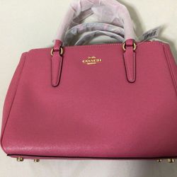 Coach Surrey Carryall Hand Bag With Tag