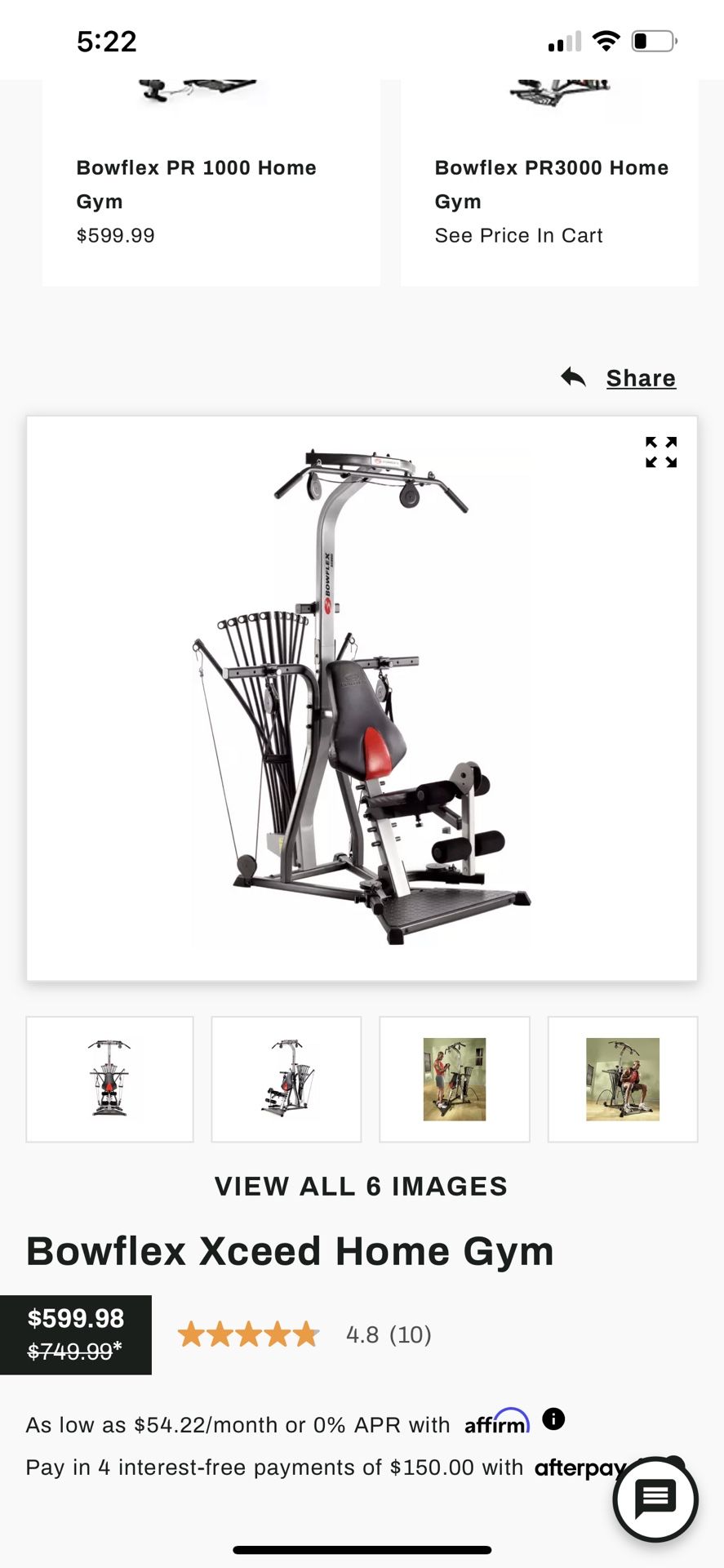 Bowflex Xceed Home Gym