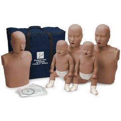 PRESTAN CPR Training Manikin, 2 Adult/1 Child/2 Infant, Dark Tone