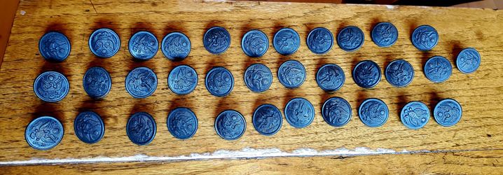 Vintage US Army military buttons, large bundle, 1 price