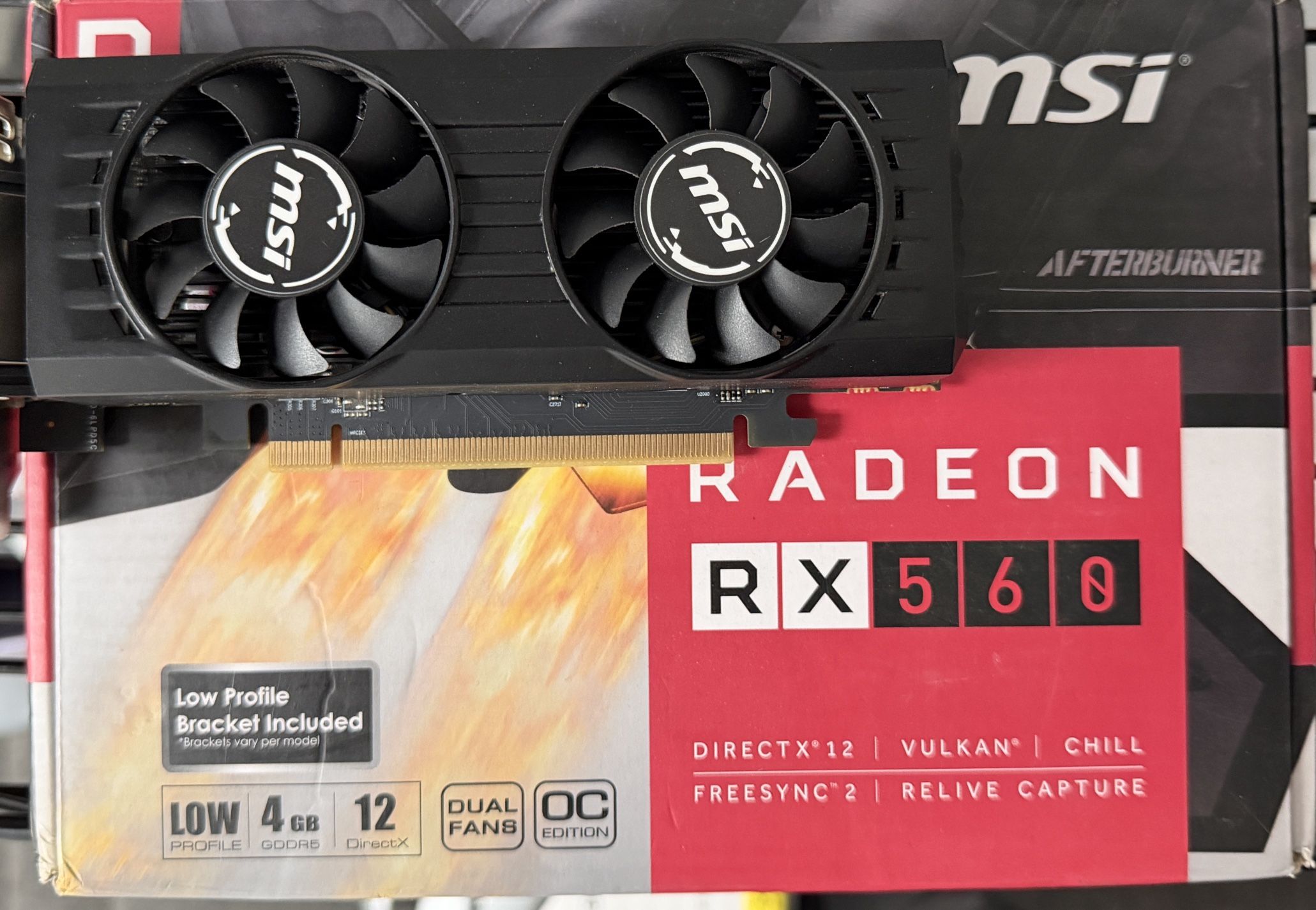 MSI Radeon RX 560 4GT LP OC PCIe 4GB