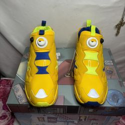 Men’s 10.5 Reebok Fury Minions Shoes 