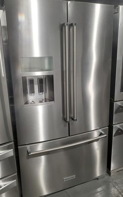 KitchenAid 3-Door Stainless Steel Refrigerator Fridge
