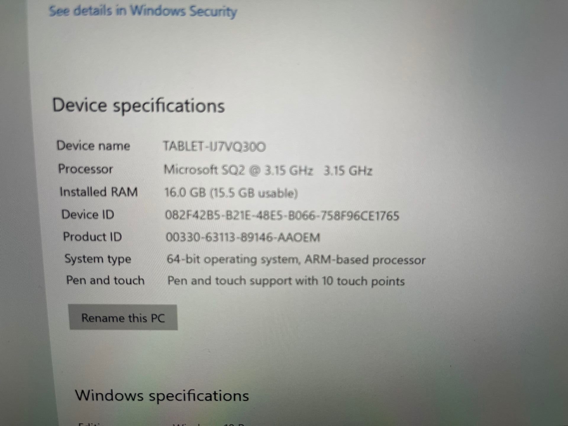 Surface Pro X, SQ2 CPU/16GB/512GB/Cellular LTE/Keyboard/Pen/Warranty+