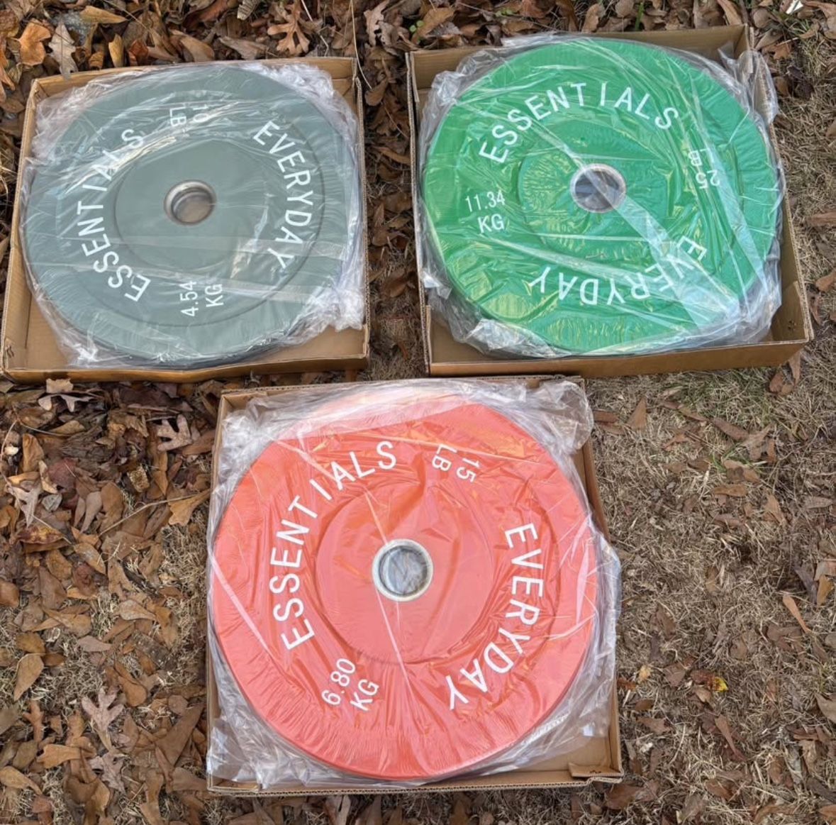 100 Pound Weight Bumper Plates Set Brand New