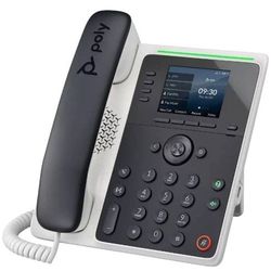Poly Edge E220 IP Phone - Corded - Corded - Bluetooth, NFC - Desktop, Wall Mountable