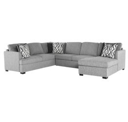 Vivian II sectional sleeper sofa w/ right chaise