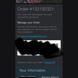 3 Apocalypse 2 Day Ga passes