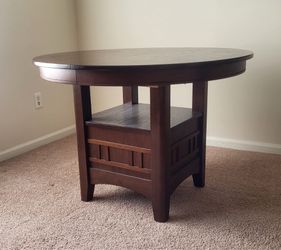 Wooden Dining Set With Leaf + 4 Chairs $200 OBO