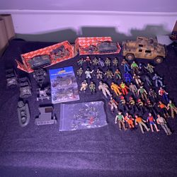 Huge lot of vintage army and mixed action figures