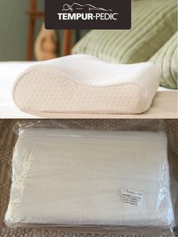 New Tempur-Pedic TEMPUR Neck Pillow, Medium Profile, White MSRP $109