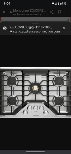 Monogram 30" Gas Cooktop