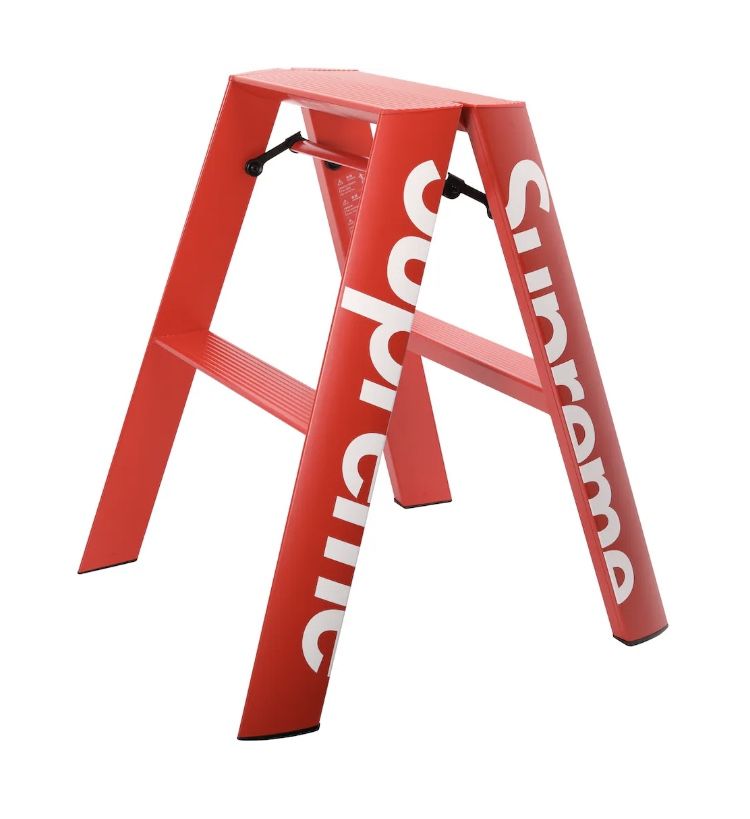 Supreme Lucano Step Ladder Red