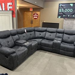 💥IN STOCK!💥 Brand New Reclining Sectional Only $1799.00!!