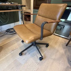 West Elm Leather Desk Chair