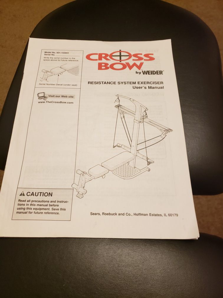 Weider Crossbow Home Gym Resistance