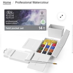 Windsor and Newton Professional Watercolour 14 PC Field Set 