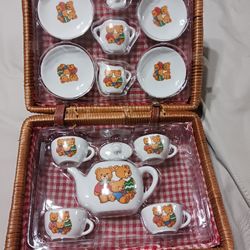Teddy Bear Play Tea Set