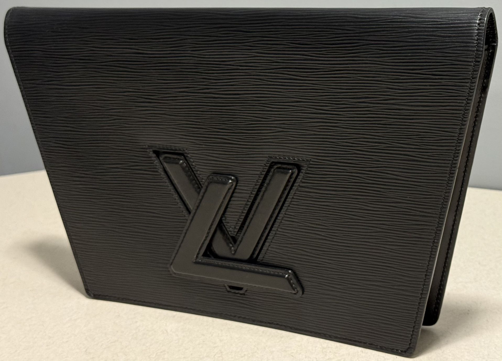 Louis Vuitton Rare LV Twist Trapeze Epi Leather Clutch