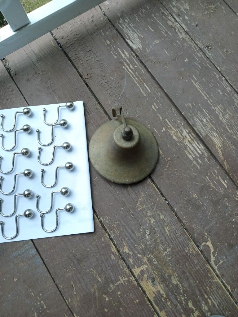 Brass Bell With Clager, Solid*