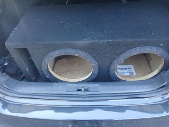 12" daul vented subwoofer box