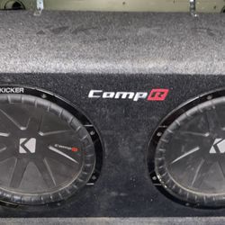 Kicker Comp R 12s With 2000watt Amp