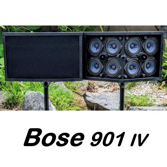 Bose 901 Series IV Speakers, no EQ (new foam)
