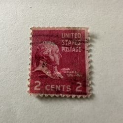RARE JOHN ADAMS STAMP