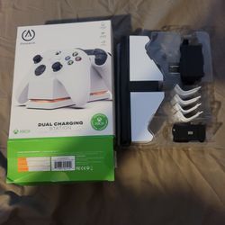 White Xbox Dual Charging Station