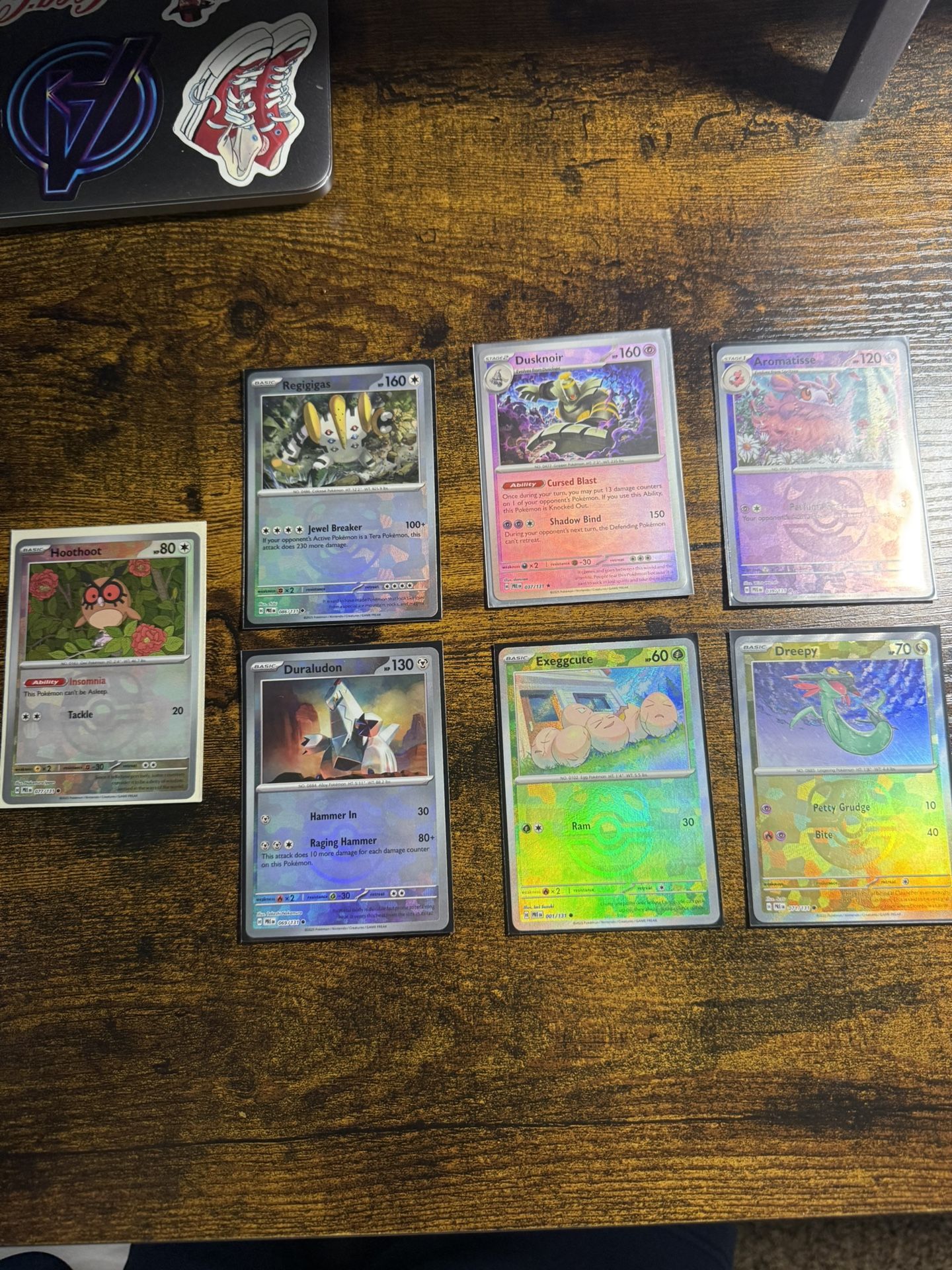 Pokémon Prismatic Evolutions Master Ball Lot x7 Holo Rare