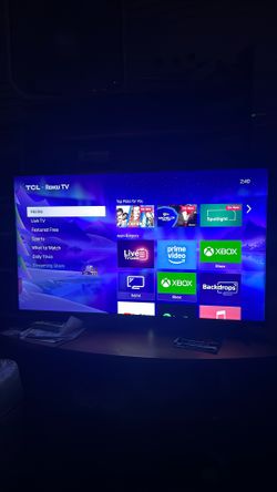 55in TCL 4K HDR Tv