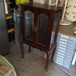 Small Cabinet / Curio - 43” h x 24”w x12”d