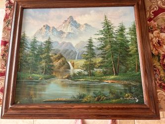C manning oil painting
