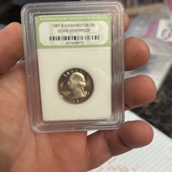 1987-s Scam Gem Proof Silver Quarter