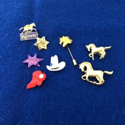 Horse Pin Collection
