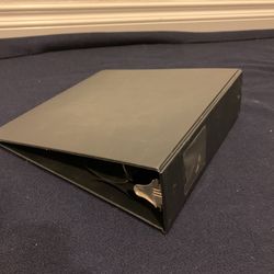 Black 3 Prong Binder