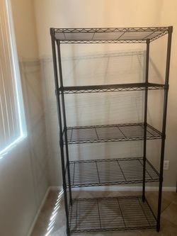5-Shelf Adjustable Steel Wire $35 each