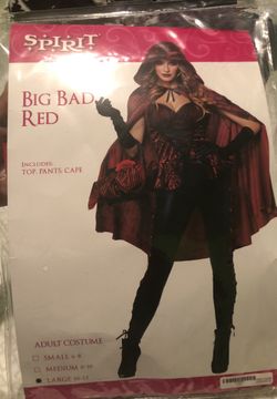 Big Bad red custome