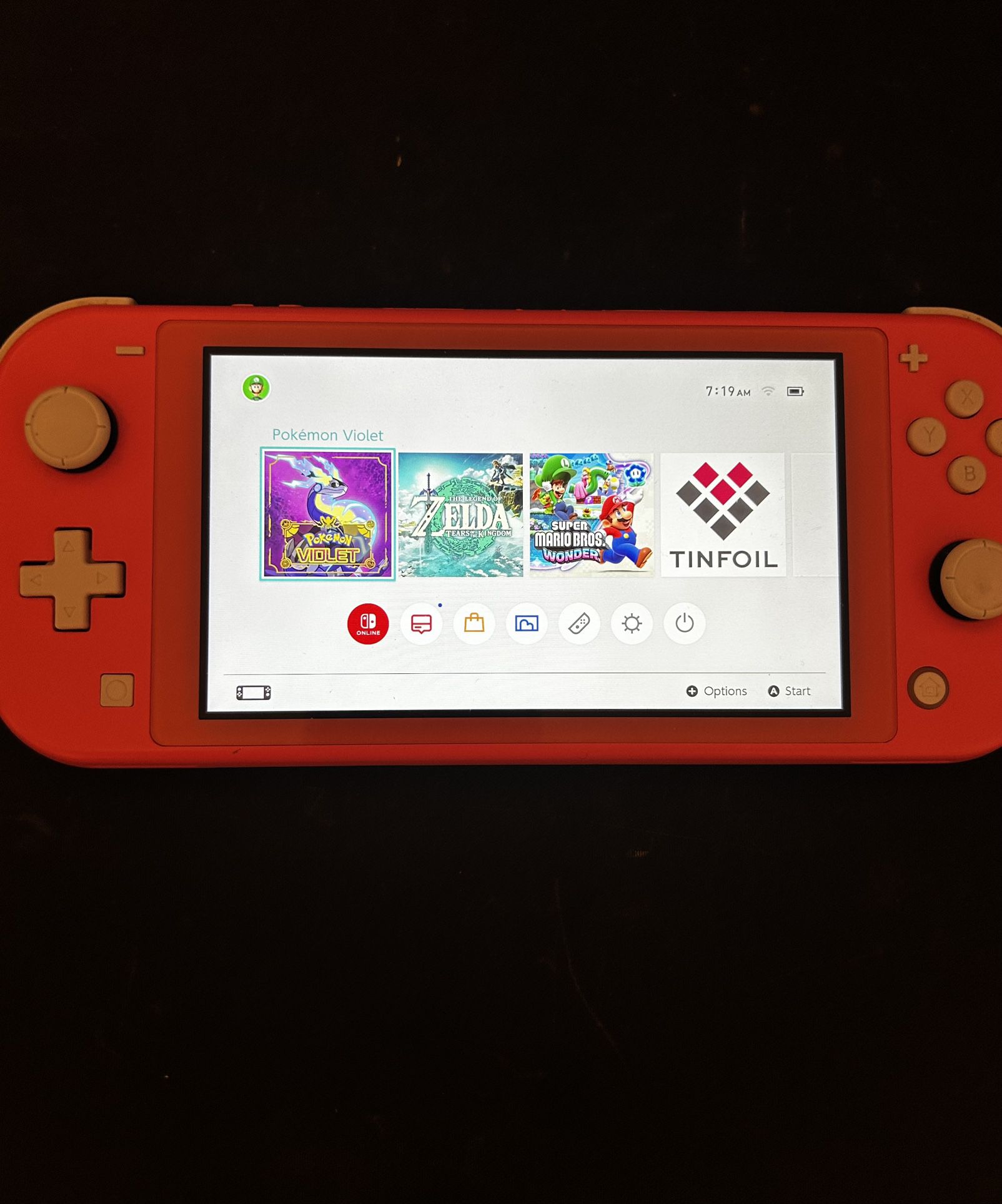 Modded Nintendo Switch Lite