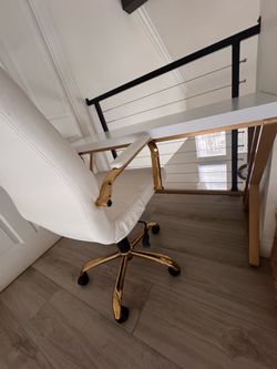 Desk and chair