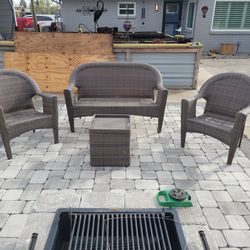 Beautiful Wicker Look Patio Set  $150