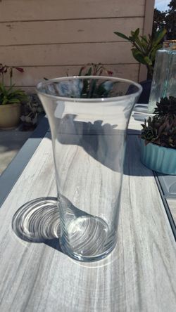 Flared Glass Vase