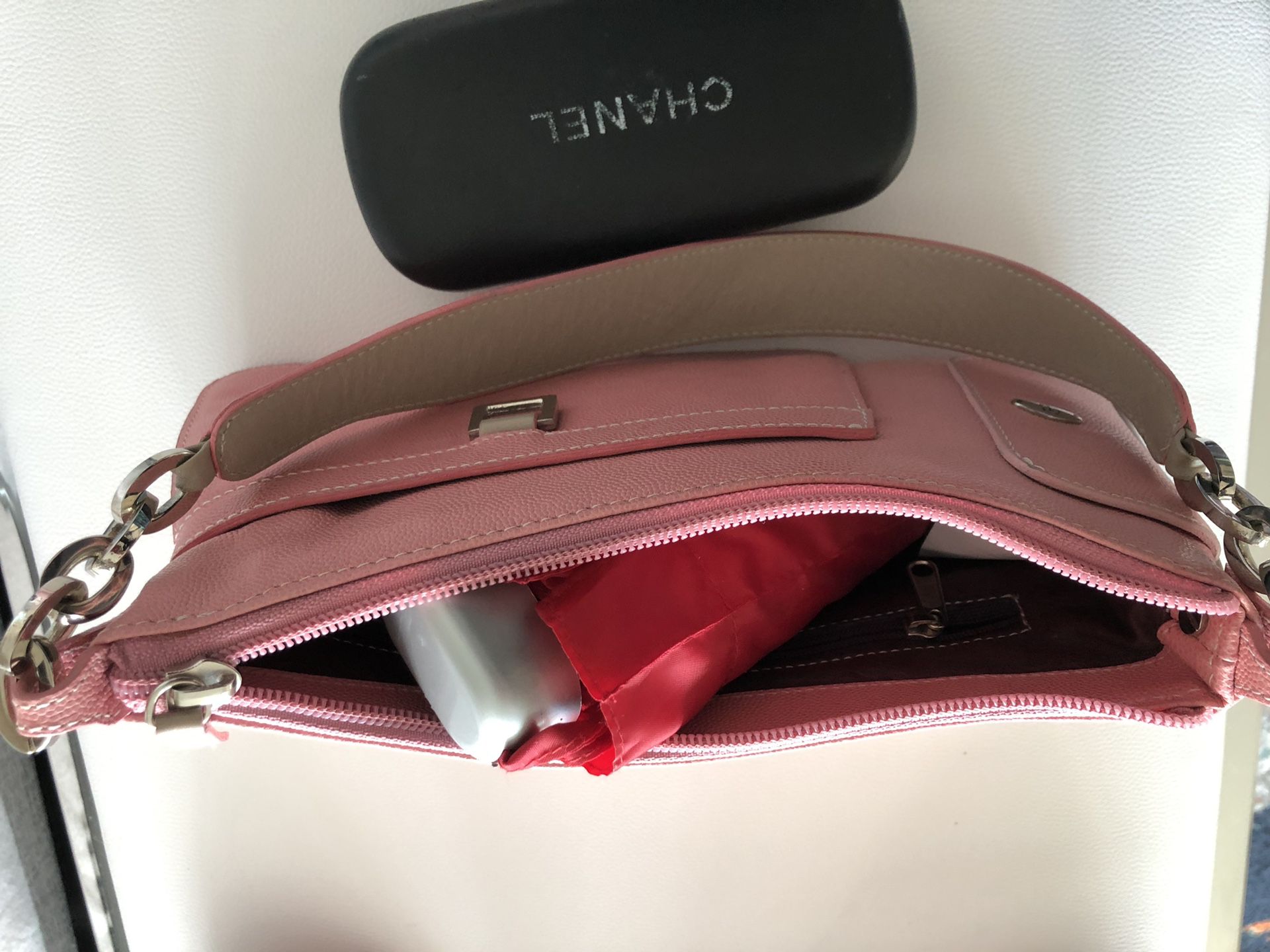 Pink Calvin Klein purse