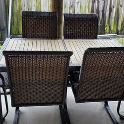 Mesa Y Sillas De Comedor Para Patio