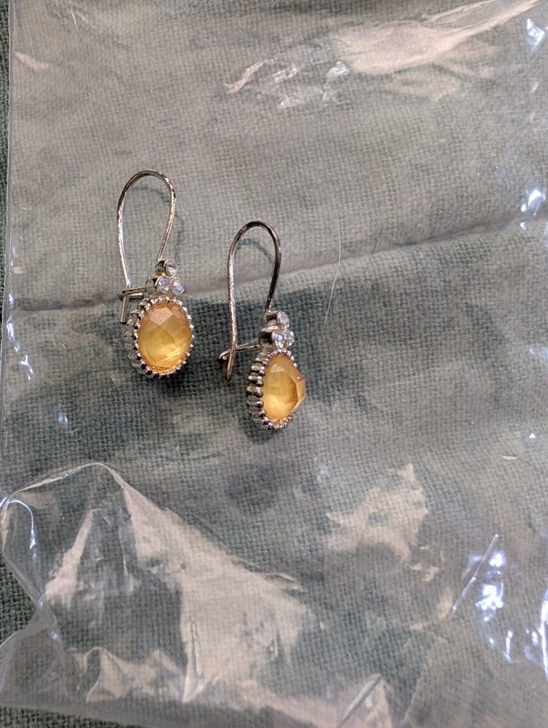 Yellow Earrings