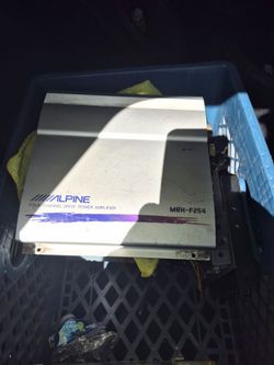 Alpine 4 channel amp