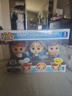 Funko Pop Rice Krispies Snap Crackle Pop 3-Pack