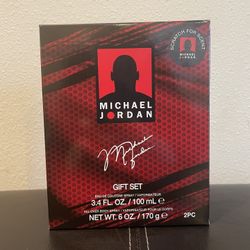 Michael Jordan Cologne Gift Set NEW SEALED Cologne & Body Spray 2 PC MJ