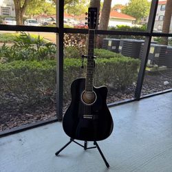 Guitar & Guitar Stand